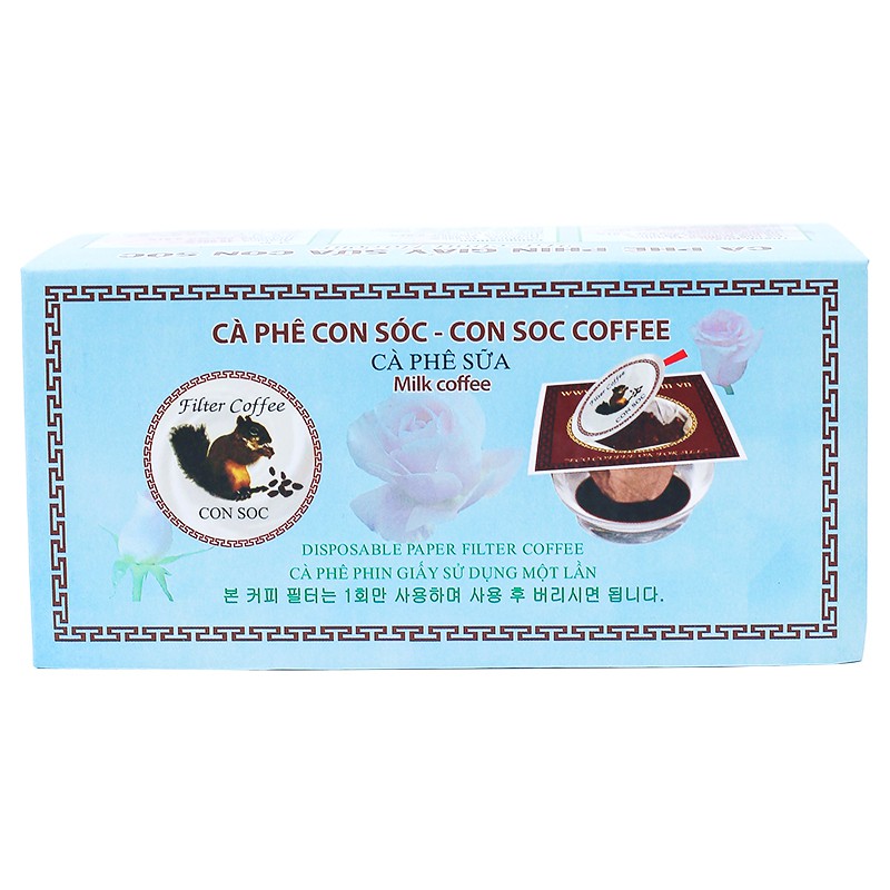 Cà Phê Sữa Con Sóc Phin Lọc