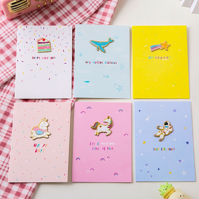 Thiệp giáng sinh mini hình hoạt hình dễ thương