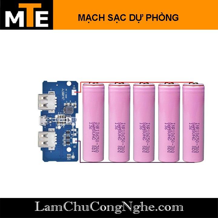 Mạch sạc dự phòng 2 cổng usb 5V 1A - 2A - Mạch sạc điện thoại