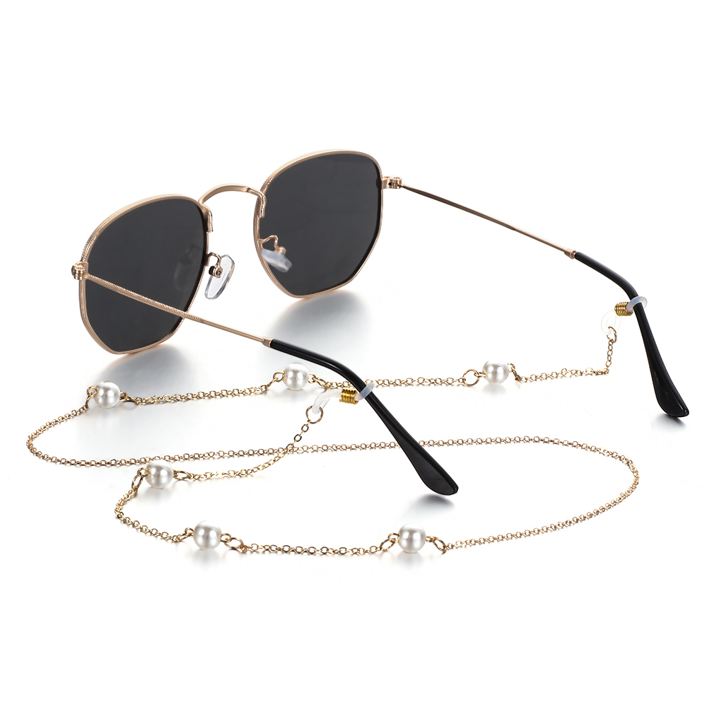 Dây Đeo Mắt Kính Đính Ngọc Trai Giả Thời Trang