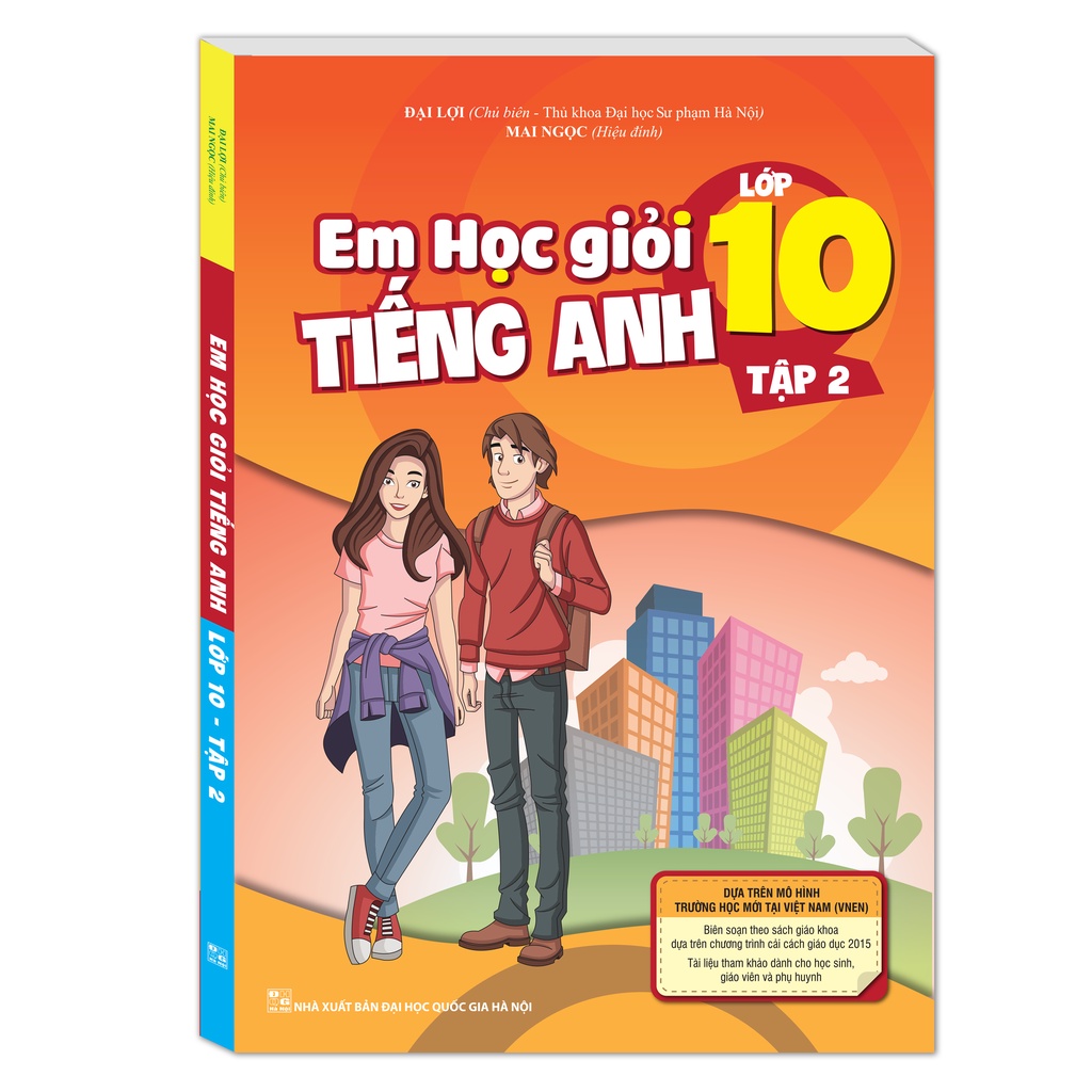 Sách - Combo 2c Em học giỏi tiếng Anh lớp 10(T1+T2)