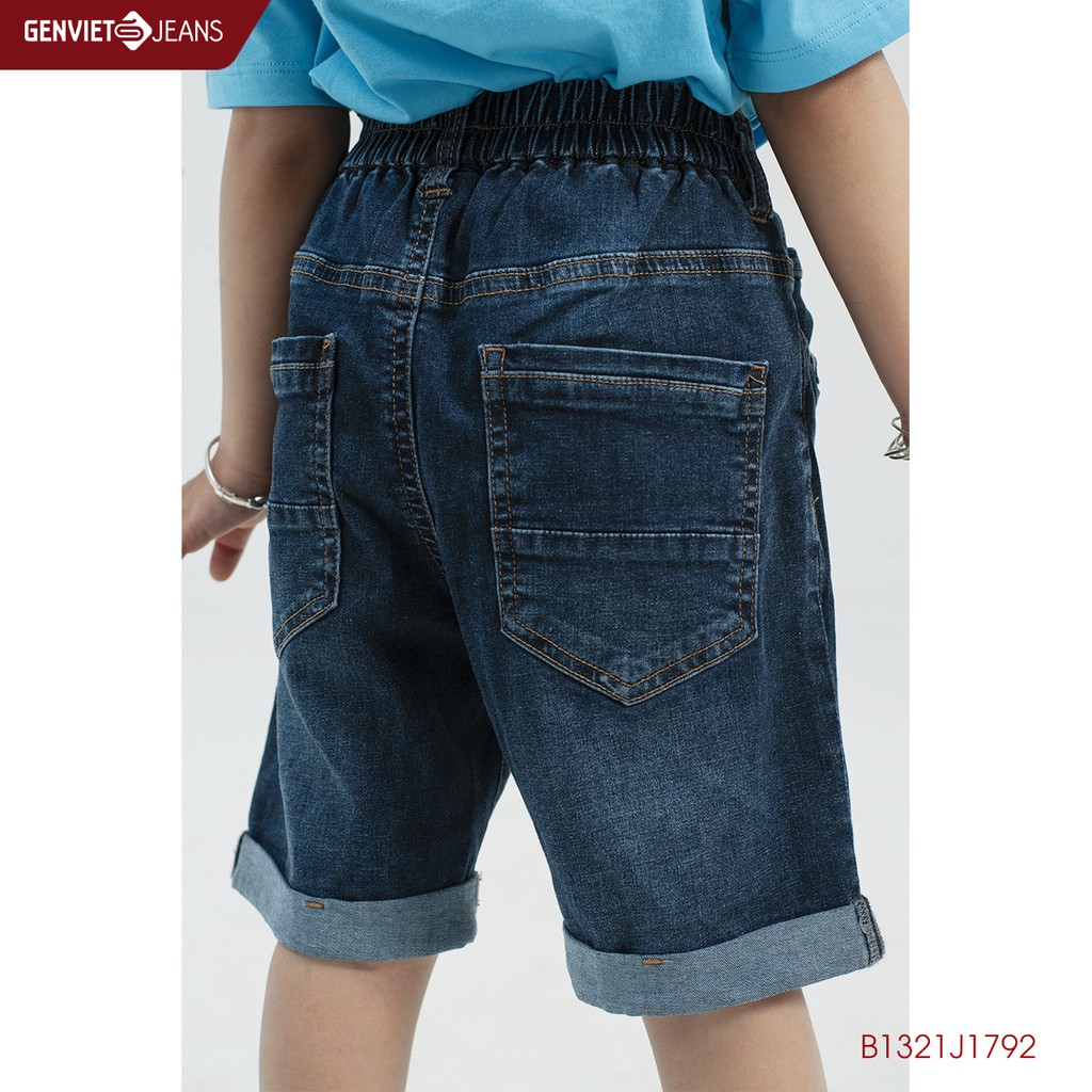 Quần ngố kid nữ họa tiết GENVIET B1321J1792