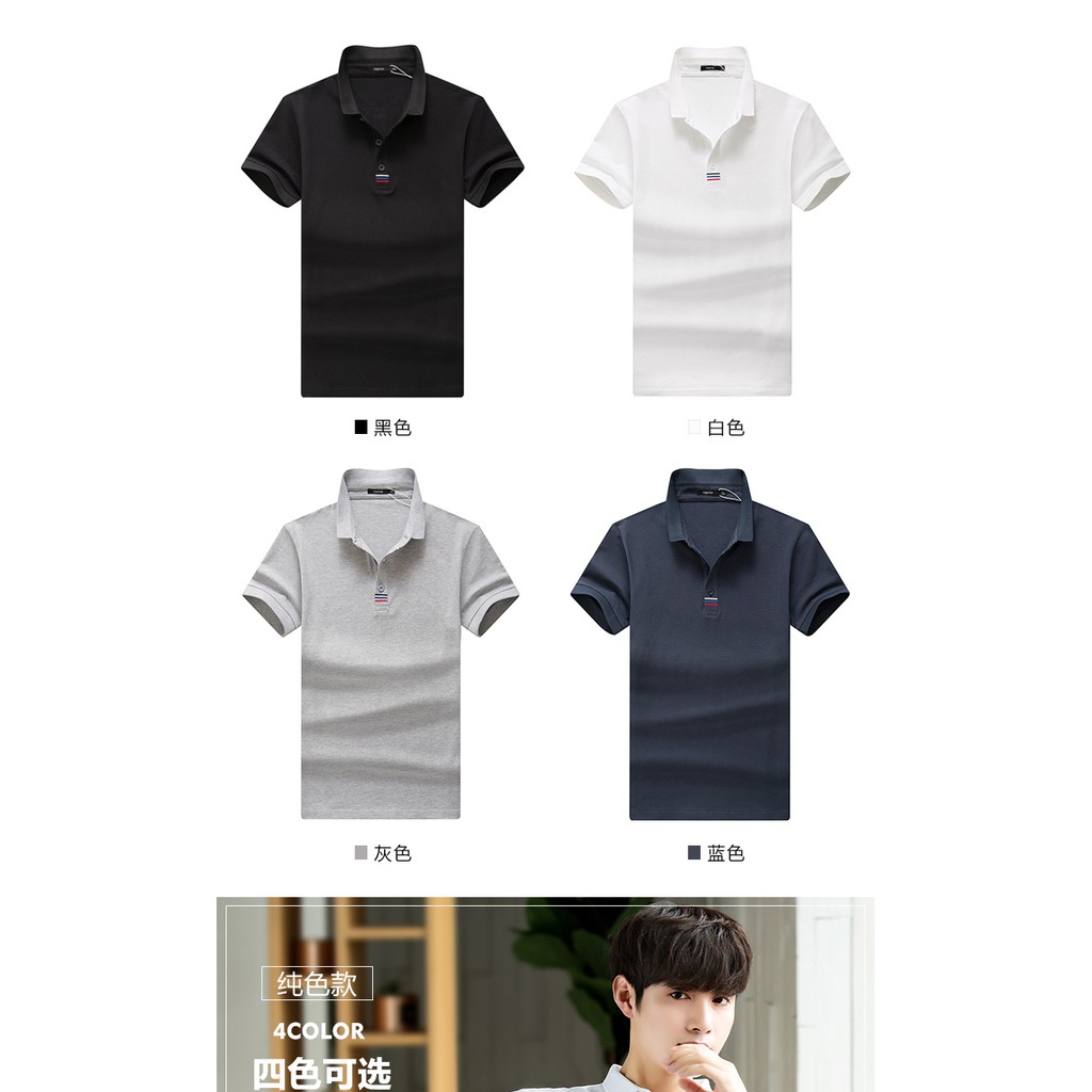 ( HOT ) Áo PoLo Có Cổ, Màu Đen Trắng ( Áo Polo có cổ Nam ), Vải Co Giãn Cực Kỳ Mát, Thấm Hút Mồ Hôi | BigBuy360 - bigbuy360.vn