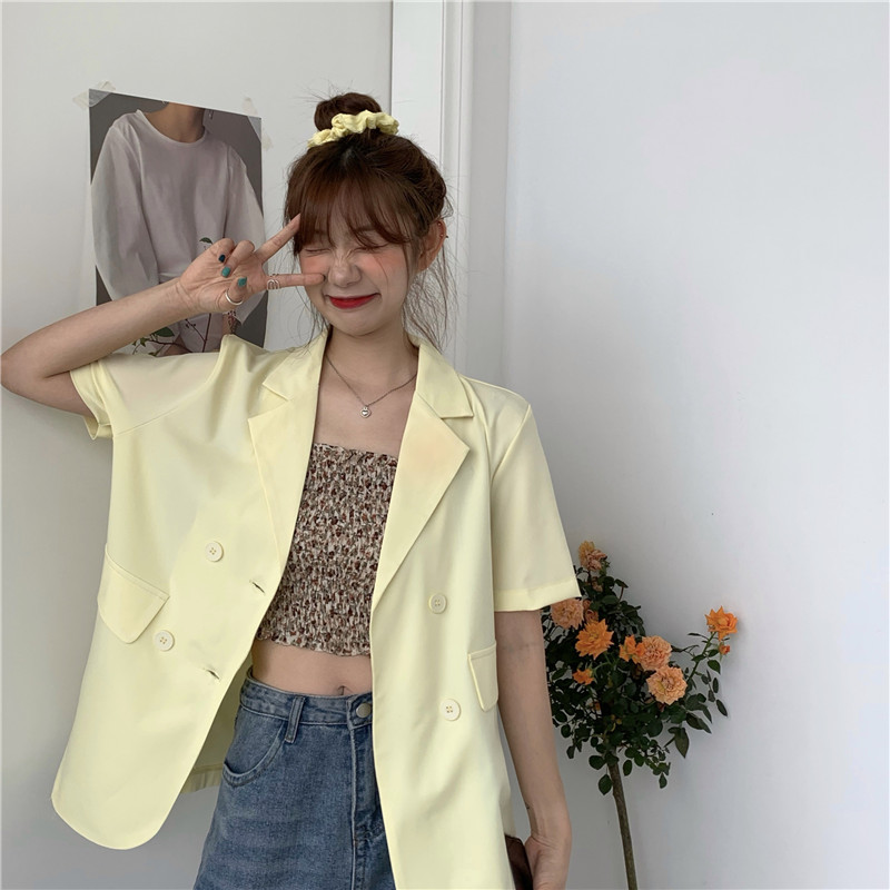 Áo khoác blazer IELGY vừa vặn kiểu dáng thanh lịch cho nữ