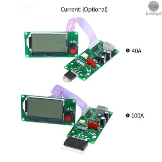 B&O 100A LCD Display Digital Double Pulse Encoder Spot Welder Controller Board Spot Welder Control Module