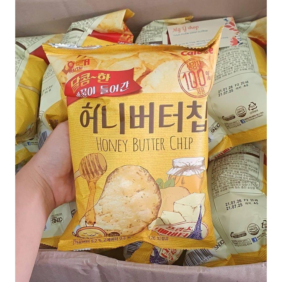 SNACK KHOAI TÂY BƠ MẬT ONG CALBEE HÀN QUỐC