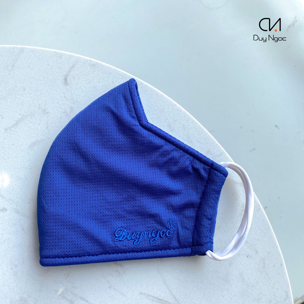 Khẩu trang Mesh cao cấp Duy Ngọc chất liệu thoáng mát, kháng khuẩn, an toàn cho da, 3 lớp, kiểu dáng thời trang