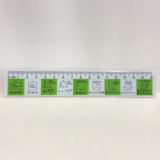 Thước 16cm WinQ T-16 (kết hợp bảng cửu chương và công thức toán học)