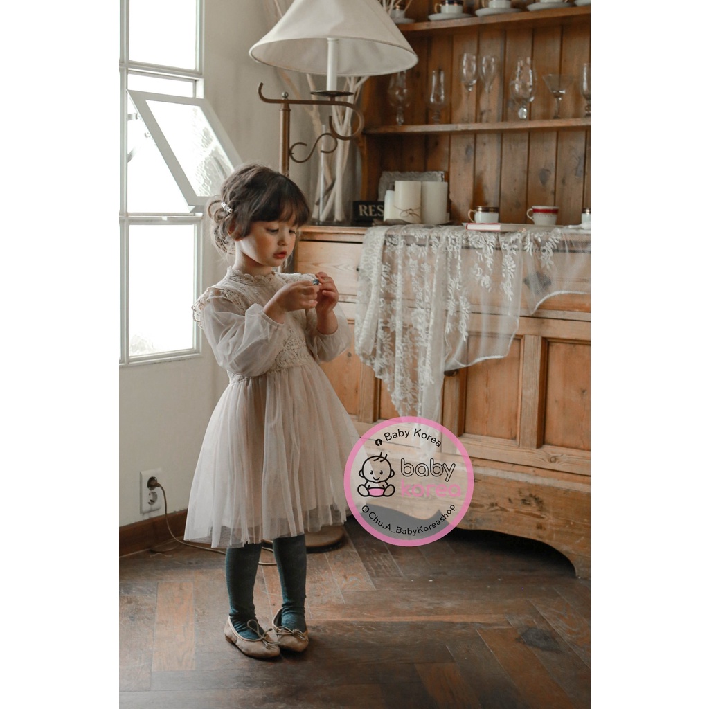 Váy voan ren Daiya cao cấp made in Korea