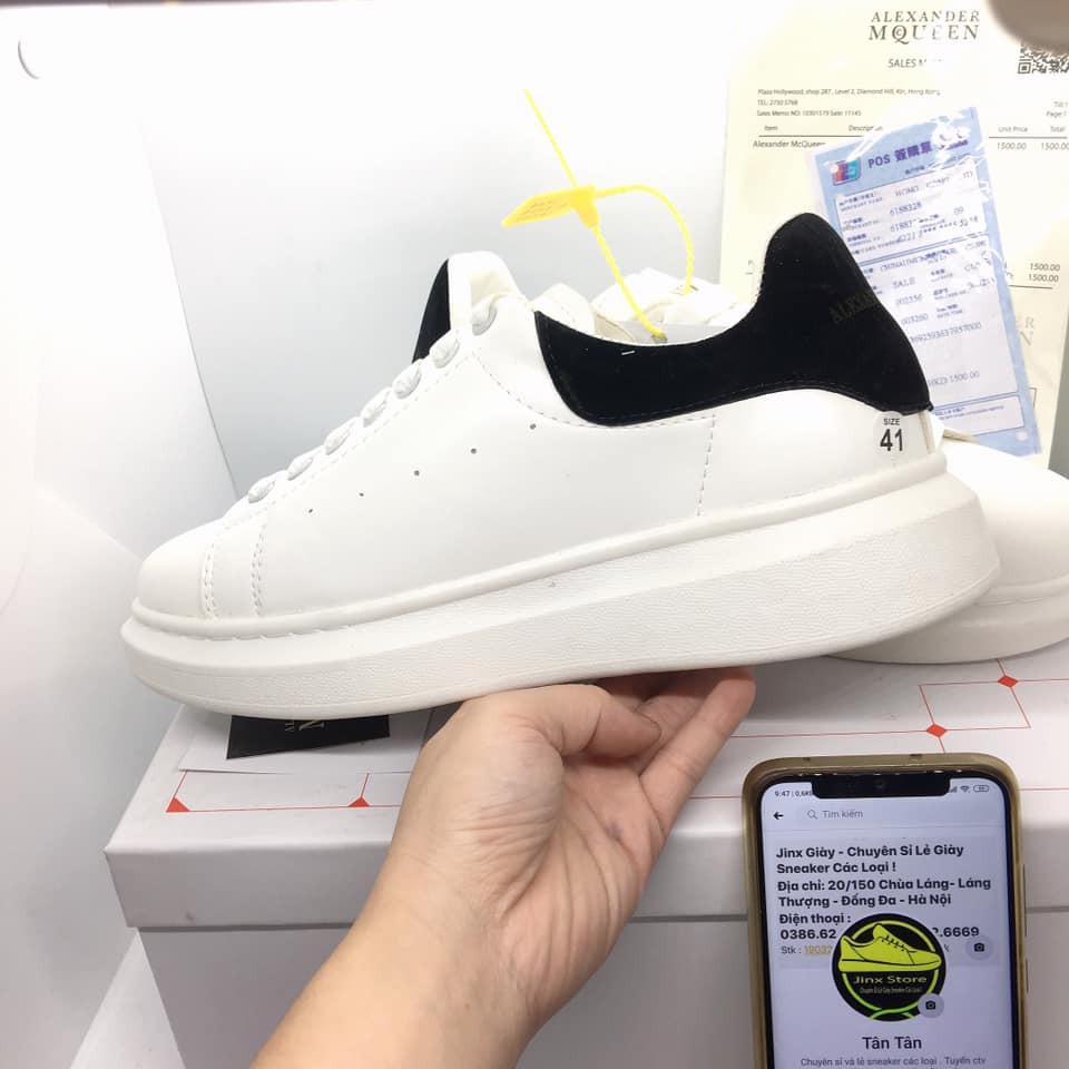 [ FREE SHIP ] giày thể thao, giày sneaker MCQ gót đen cao cấp đủ size nam nữ Jinx Store | BigBuy360 - bigbuy360.vn