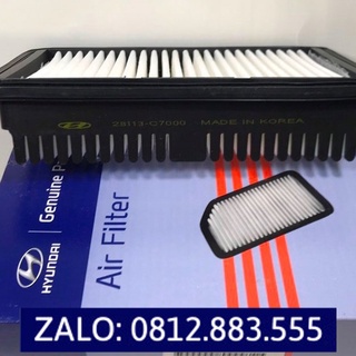 Lọc gió động cơ Accent đời 2018~, i20 đời 2014~ (Mã: 28113-C7000/C8000)