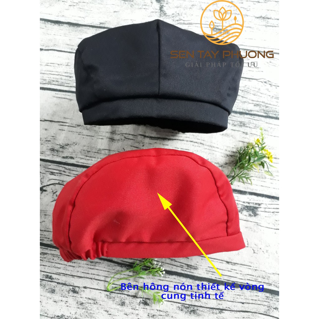 Nón Nhân Viên Phục Vụ Nón Đồng Phục Mũ Đồng Phục Quán Cafe Nhà Hàng Tiệm Ăn