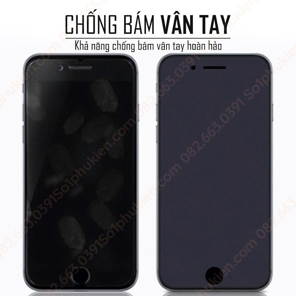 Dán cường lực chống vân tay dẻo nano iphone 4 4s 5 5s 6 6p 7 7p 8 8p X XR XS XSM 11 pro max 12 13 mini pro max siêu bền