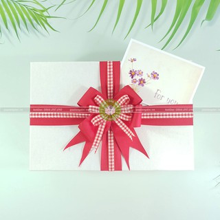 [Tặng thiệp + Giấy rơm] Hộp đựng quà sinh nhật to 30x20x10 - HQ47