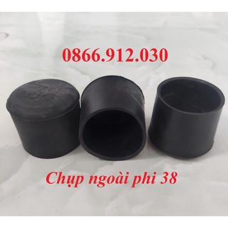 5 chiếc phi 48_bịt ngoài chân đế, chụp cao su bịt chân bàn ghế, ống  hộp