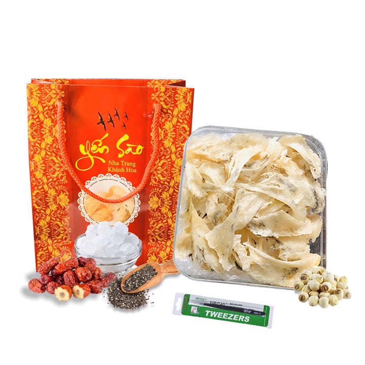 Chân Yến Thô Khánh Hòa 100g Chân Tổ Yến Thô Loại 1 Nguyên Chất Ít Lông Yến Sào Khánh Hòa