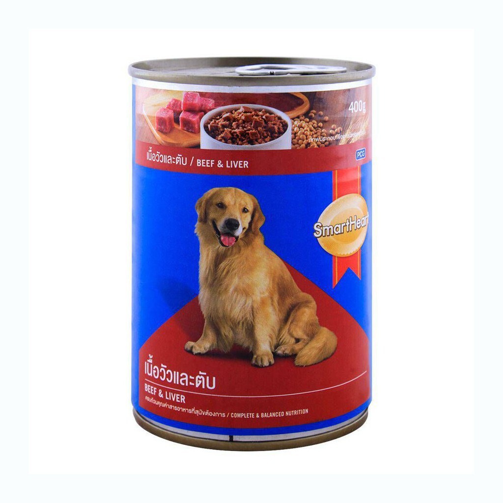Pate dành cho chó lớn dạng lon SmartHeart 400gr