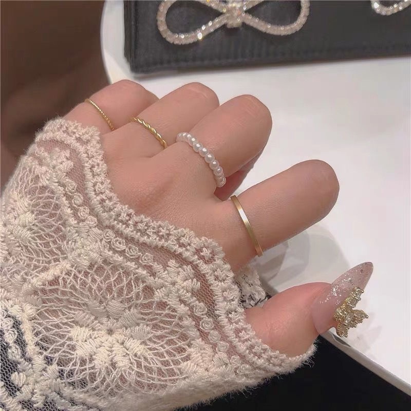 Nhẫn Kết Hợp  191163Nhẫn Đeo Tay Thời Trang Sang Trọng Cho Nữ