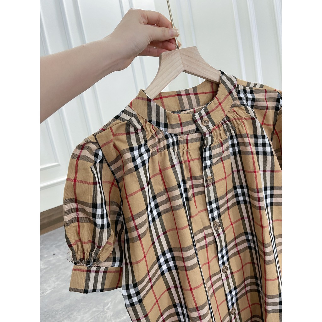 so mi tay phồng kẻ sọc shop sun soc | BigBuy360 - bigbuy360.vn