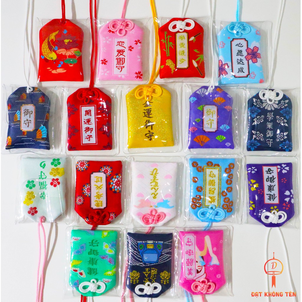 Túi Phước May Mắn Omamori Nhật Bản Tặng Kèm Bao Bảo Vệ