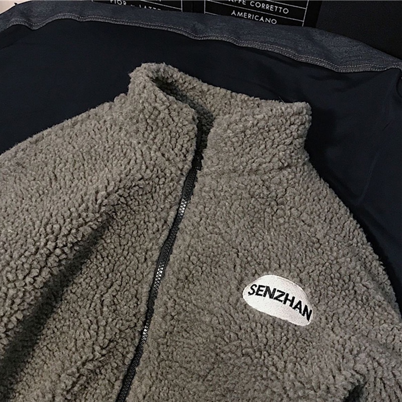 Áo khoác IELGY có đệm cotton dáng rộng phong cách Harajuku thời trang Hong Kong cho nữ