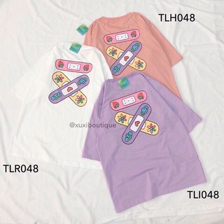 [FreeShip50K] Áo Thun Đôi Freesize In Hình Chữ X 🍒🍒🍒 Tặng Kèm Gương Mini Siêu Xinh