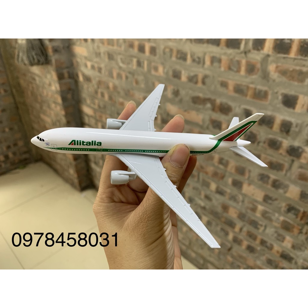 Mô hình máy bay Italia 16cm(Mô hình máy bay+đế trưng bày)