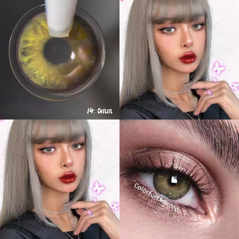 Kính áp tròng Colorhunter Dùng 1 Năm 14.0mm 0 - 8 Độ 1 cặp