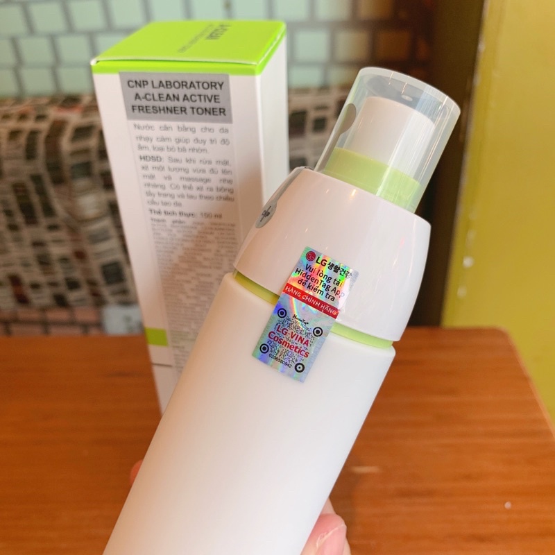 Có tem LG ViNa - Toner ngừa mụn dạng xịt CNP dịu nhẹ giảm đổ dầu 150ml
