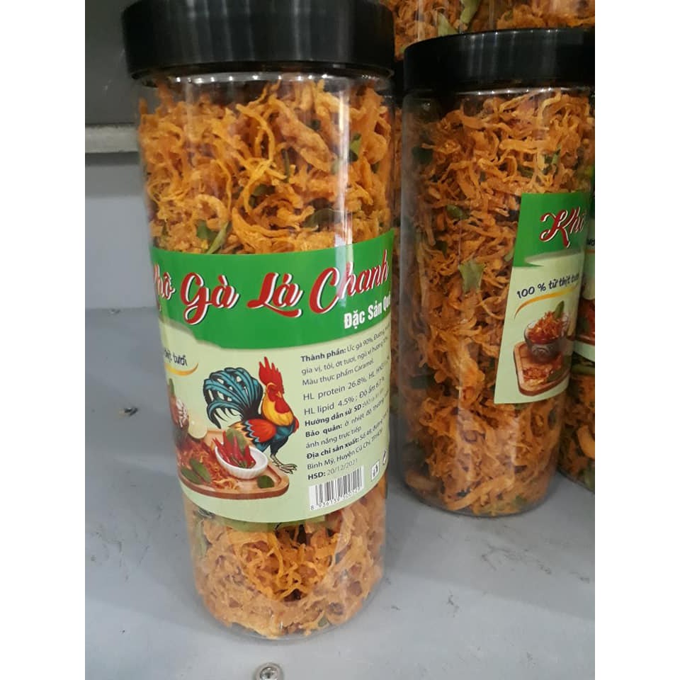 Khô gà lá chanh loại 1 hộp 500g. | BigBuy360 - bigbuy360.vn