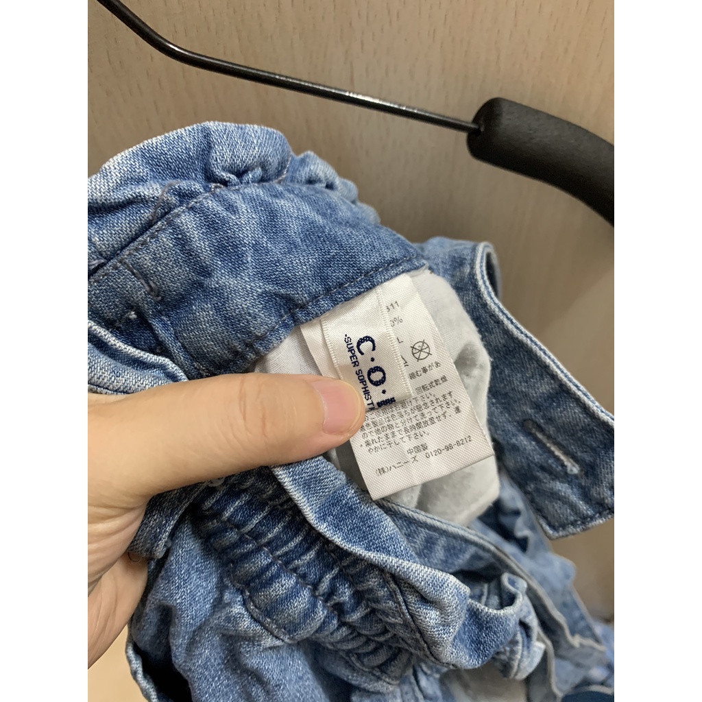 Quần yếm jean dây rời C.O.L.Z.A