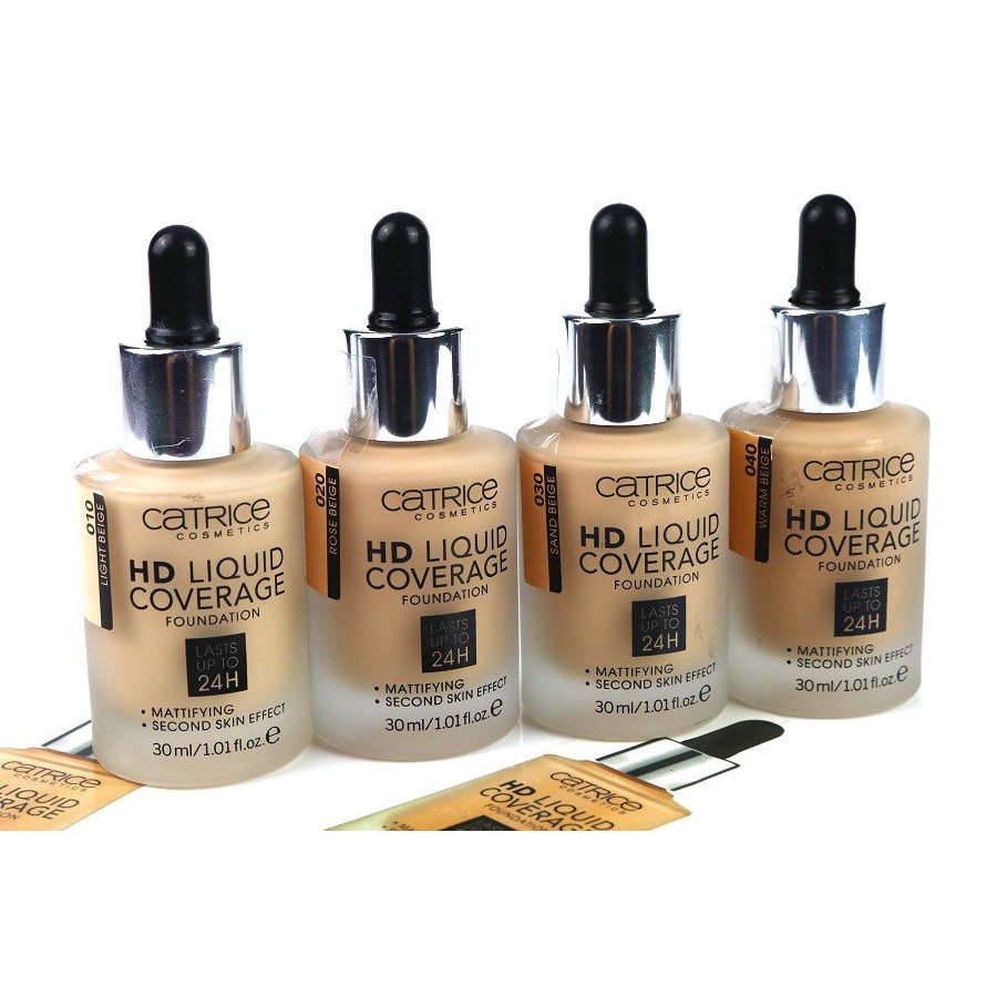 Kem nền Catrice HD Liquid Coverage Foundation 30ml