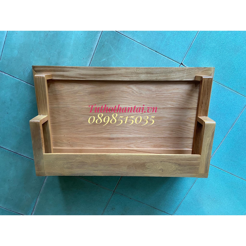 Bàn thờ treo tường gỗ Sồi mẫu hiện đại ngang 81cm, ngang 89cm