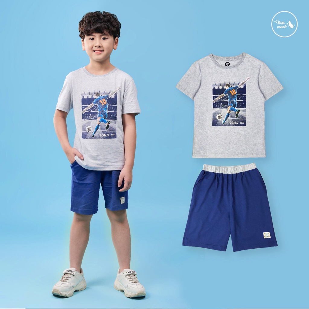 Đồ Bộ Bé Trai Size Đại Bigfox Set Bộ Trẻ Em Chất Cotton Mền Mại, Họa Tiết Báo Jaguar 3,4,5,6,7,8,9 tuổi