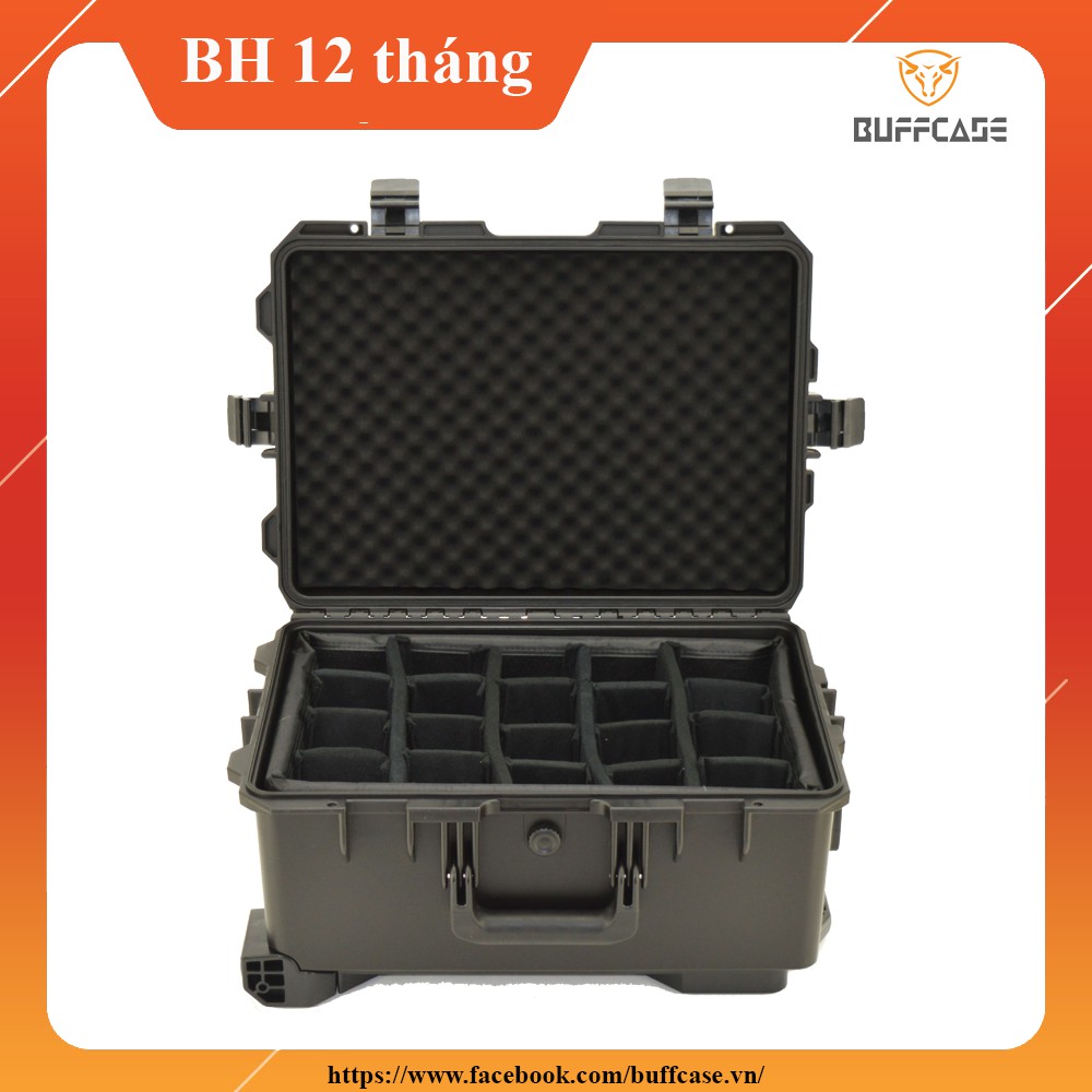 4258 - Thùng vali chống sốc chống nước cho camera, máy ảnh, máy quay phim có bánh xe