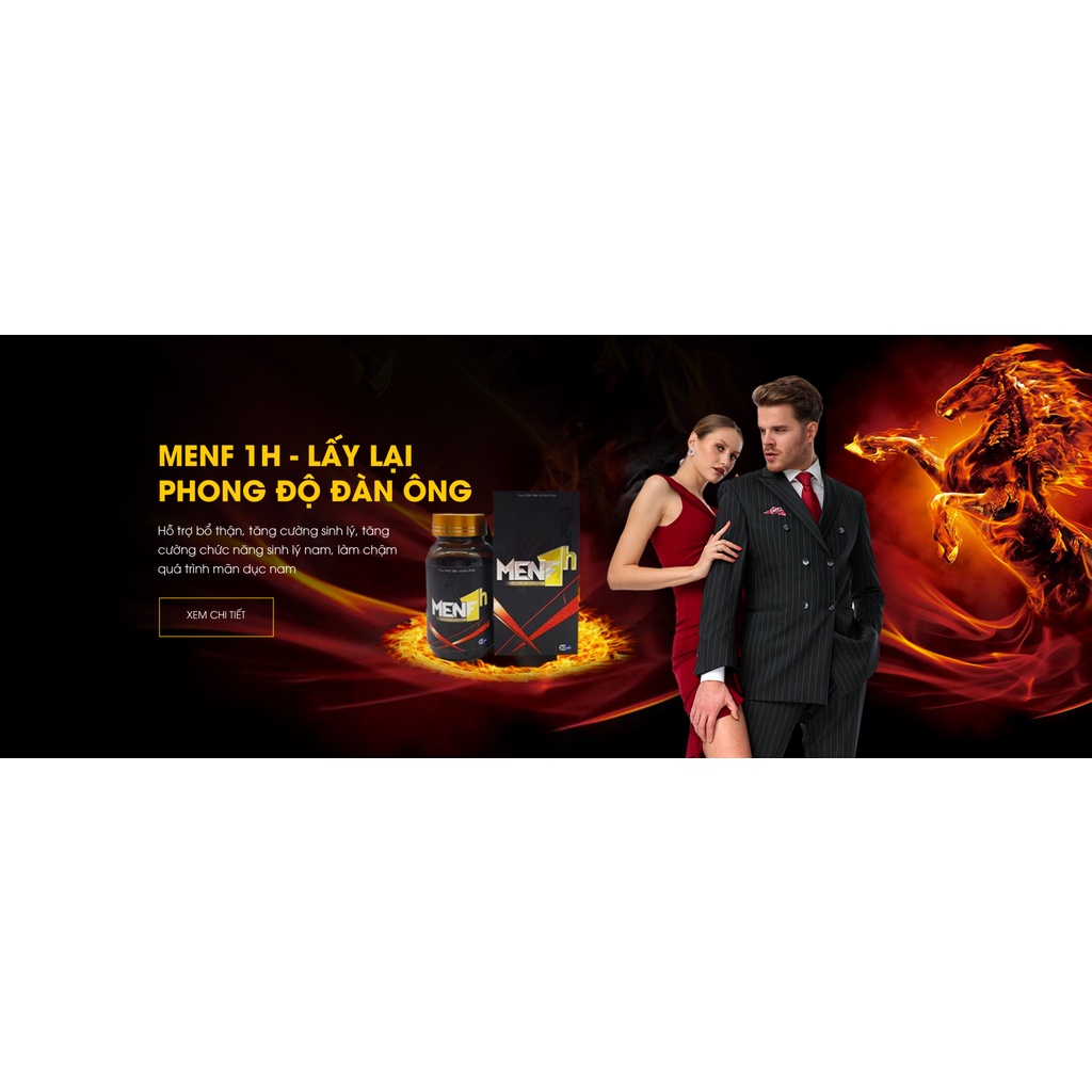 Viên uống Men F1H-Tăng cường sinh lý nam giới,hỗ trợ bổ thận tráng dương,cải thiện tình trạng ysl