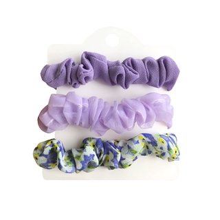 Set 3 Dây Buộc Tóc Co Giãn Đơn Giản Thời Trang Cho Nữ