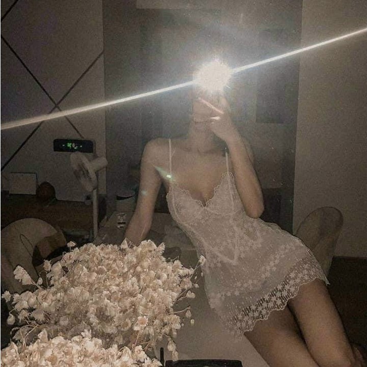 [Hàng cao cấp]Váy ngủ hai dây ren thêu sexy cao cấp Đầm mặc nhà gợi cảm quyến rũ | BigBuy360 - bigbuy360.vn