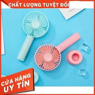 Quạt Mini Tích Điện Kèm Bộ Sạc Cầm Tay Tiện Lợi.