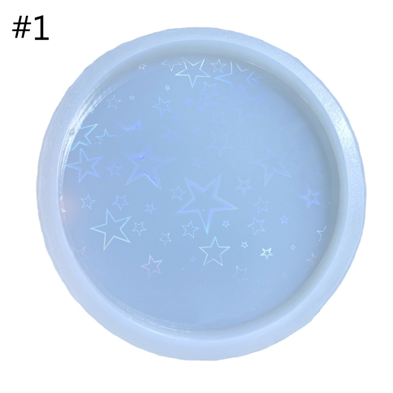 Sa Khuôn Làm Đế Lót Ly Hình Tròn Bằng Nhựa Epoxy Độc Đáo Trang Trí Nhà Cửa