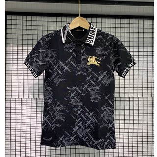 Áo thun nam ngắn tay chất cotton thêu logo BBR