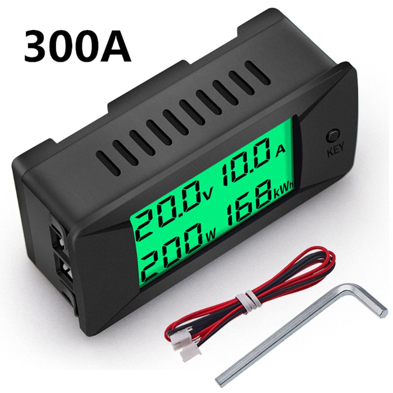 Đồng Hồ Đo Công Suất DC Kwh Watt 300V 50A / 100A / 200A / 300A Chuyên Dụng Cho Xe Hơi