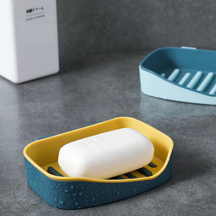 Khay Đựng Xà Bông 2 Lớp Dán Tường Nhà Tắm Cao Cấp Sang Trọng 88293 Lamon Store