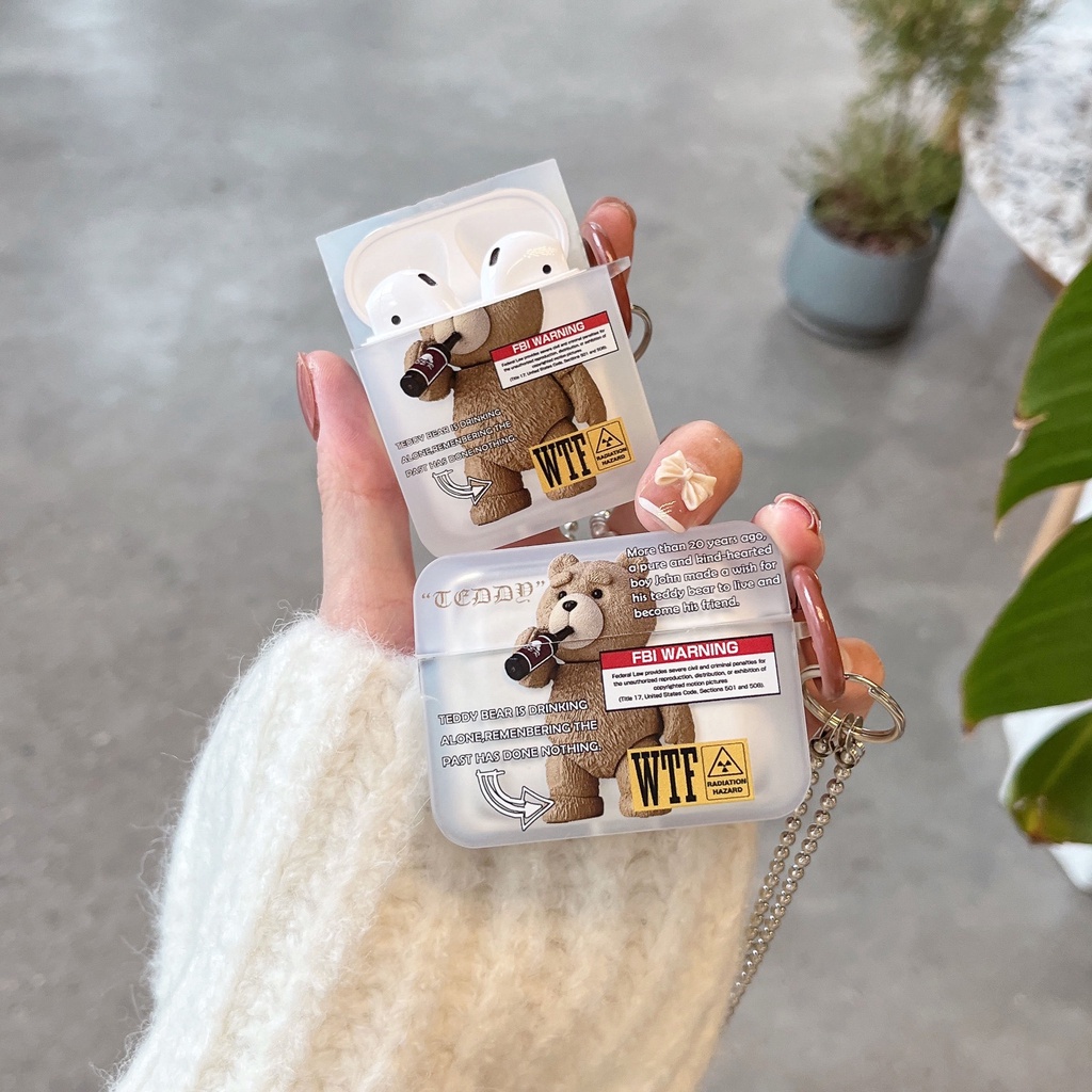 Vỏ Bảo Vệ Hộp Sạc Tai Nghe compatible AirPods 3 compatible AirPods(3rd) 2021 Iscompatible AirPods3Rdurise 3rd Pro compatible AirPods2gen Ốp