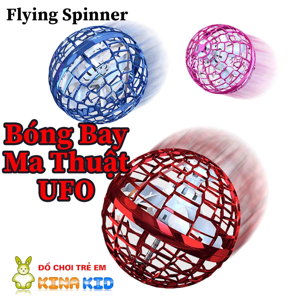 [Mã LIFE0503TOYS1 giảm 10% đơn 150k] Bóng Ma Thuật UFO, Con Quay Bay Hình Quả Cầu Flying Spinner