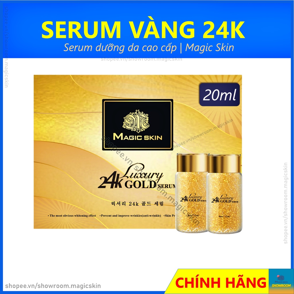 Serum Vàng 24K Magic Skin   Dưỡng da cao cấp ✔ CHÍNH HÃNG
