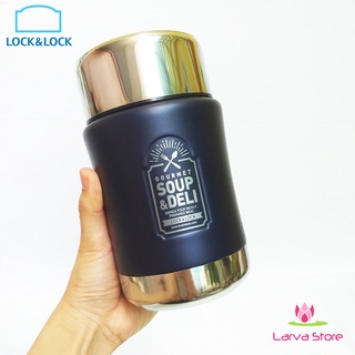 Hộp đựng thức ăn giữ nhiệt Lock&Lock 500ml màu xanh LHC8029NVY - Larva Store