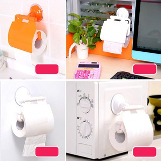 Dụng cụ móc hít móc treo cuộn giấy vệ sinh hút hít chân không bằng nhựa nhiều màu