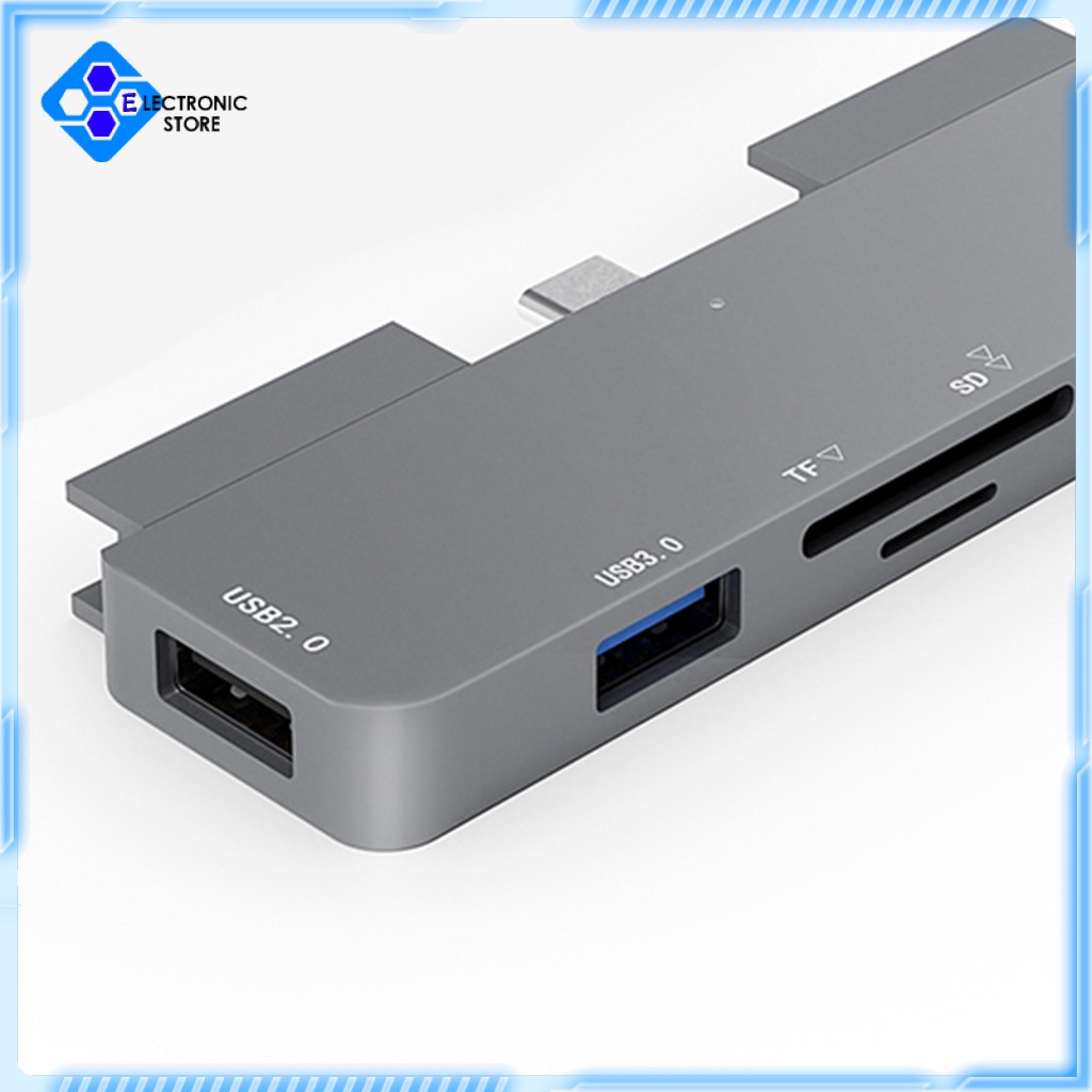 Bộ Chia 7 Cổng Usb-C Sang Hdmi 4k Pd Hub Fit Ipad Pro 11 / 12.9 2018