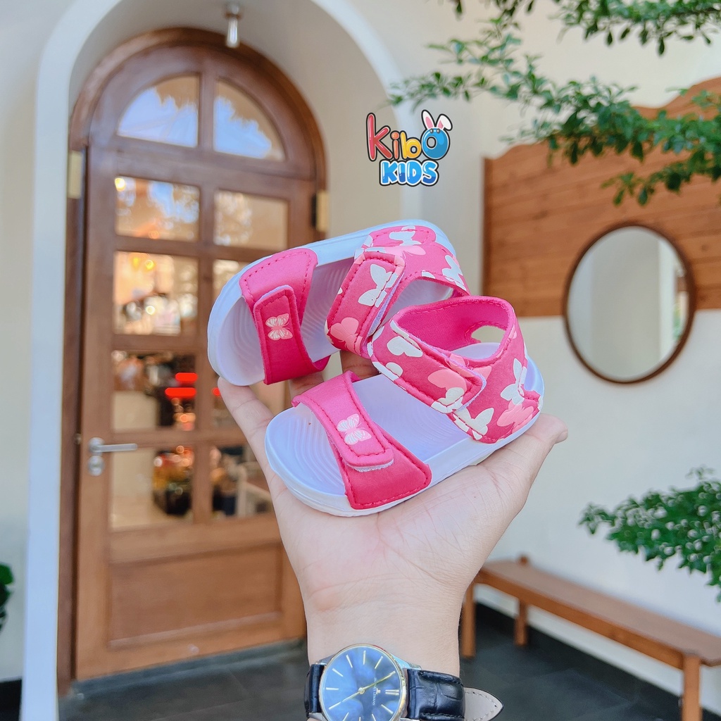 Sandal Xốp Cho Bé Gái Siêu Nhẹ Siêu Bền Hoạ Tiết Nơ SA409